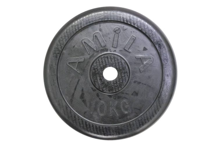 Amila Δίσκος με Επένδυση Λάστιχου 10kg Φ28mm
