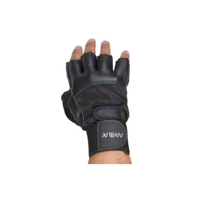 Amila Weight Lifting Gloves Black XL - Γάντια Άρσης Βαρών