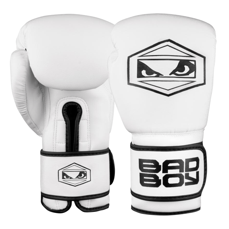 Bad Boy Strike Boxing Gloves - White - Γάντια Πυγμαχίας