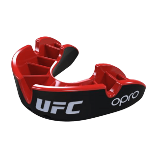 Opro UFC Silver Adult Black - Προστατευτική Μασέλα