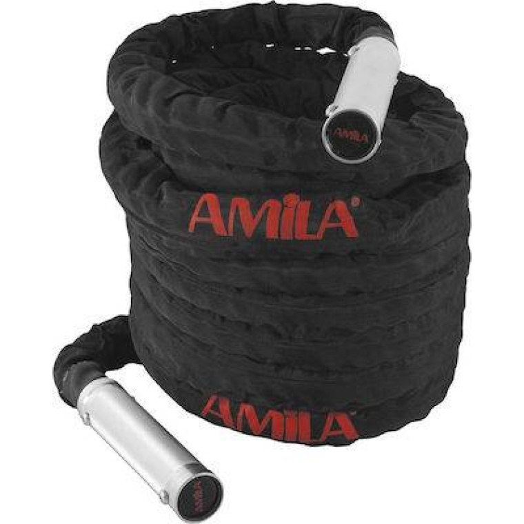 Battle Rope Amila με χερούλια αλουμινίου (15m) -