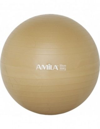 Μπάλα Γυμναστικής Gymball Amila 55cm Χρυσή Κωδ. 95829 -