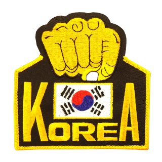 Κεντητό Σηματάκι - Korea Γροθιά