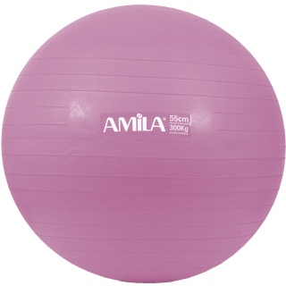 Μπάλα Γυμναστικής AMILA GYMBALL 55cm Ροζ