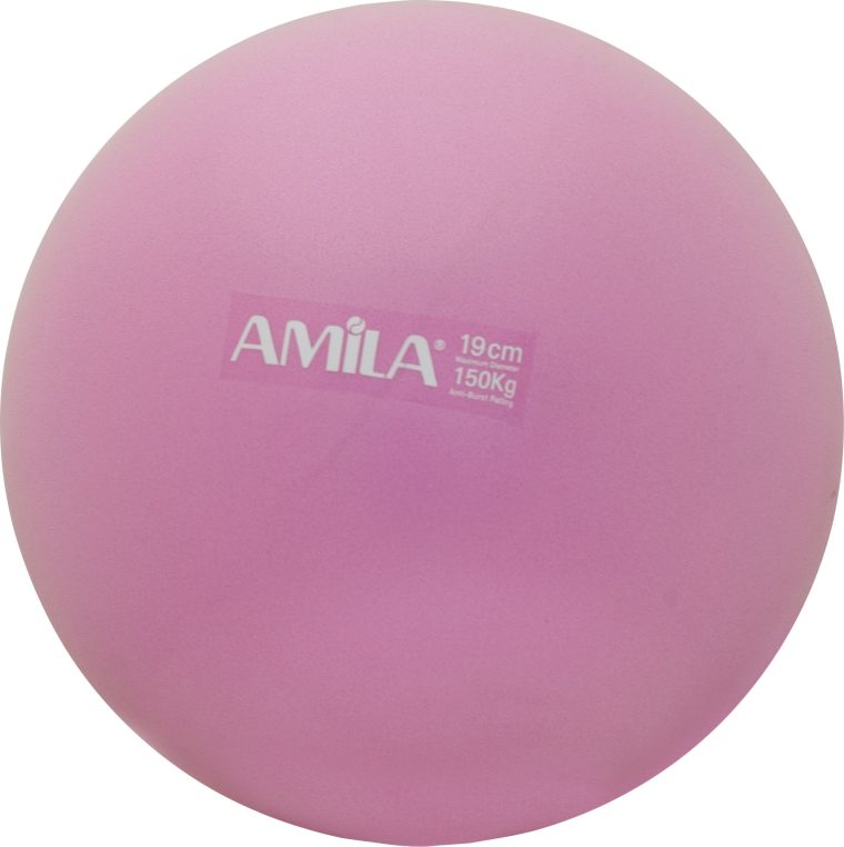 Μπάλα Γυμναστικής AMILA Pilates Ball 19cm Ροζ