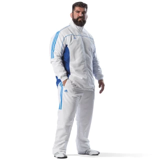 Αθλητική Φόρμα Adidas TEAM Άσπρη/Μπλε – TR40