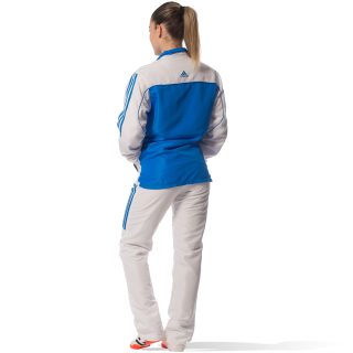 Αθλητική Φόρμα Adidas TEAM Άσπρο / Γαλάζιο – TR40 - Αθλητική Φόρμα Adidas TEAM Άσπρο Γαλάζιο – TR40 4