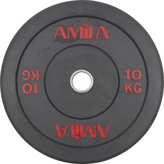 Δίσκος AMILA Black R Bumper 50mm 10Kg