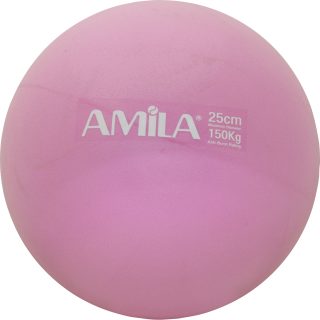 Μπάλα Γυμναστικής AMILA Pilates Ball 25cm Ροζ