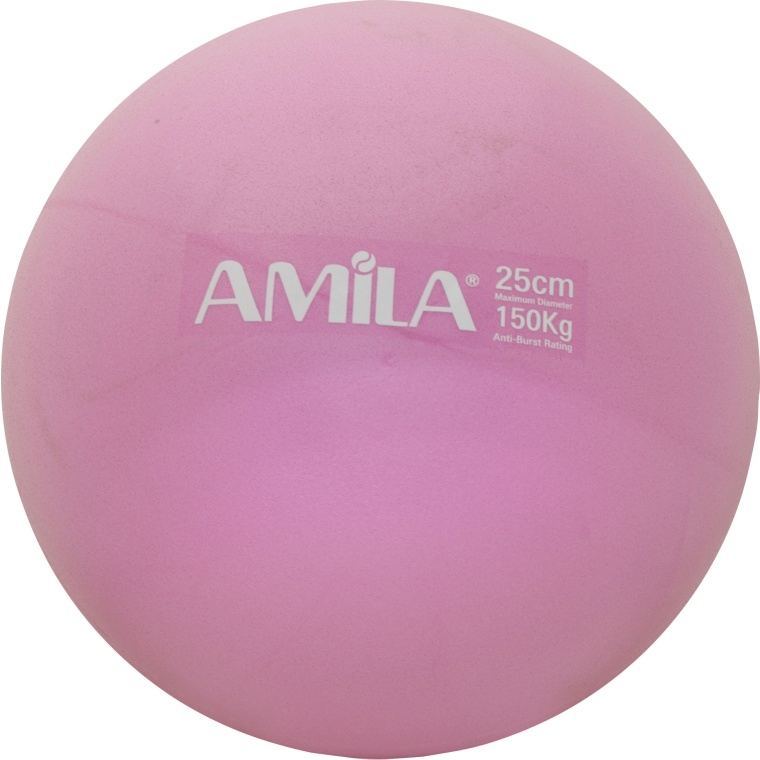 Μπάλα Γυμναστικής AMILA Pilates Ball 25cm Ροζ Bulk
