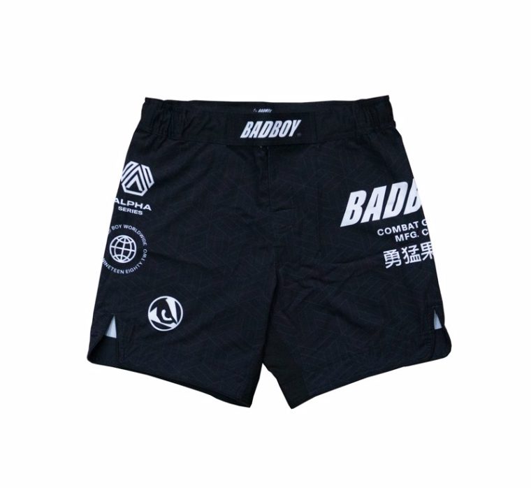 Bad Boy ALPHA Nogi Fight Shorts-Black