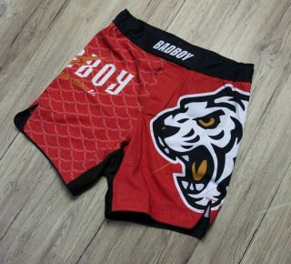 Bad Boy tiger Fight Shorts-red