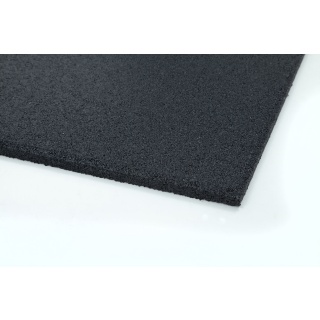 Λαστιχένιο Πάτωμα BEFIT ZERO Πλακάκι 100x50cm 15mm Μαύρο