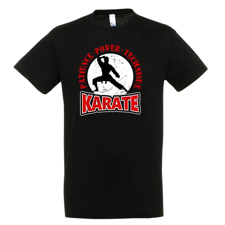 T-shirt Βαμβακερό KARATE Patience-Power-Technique