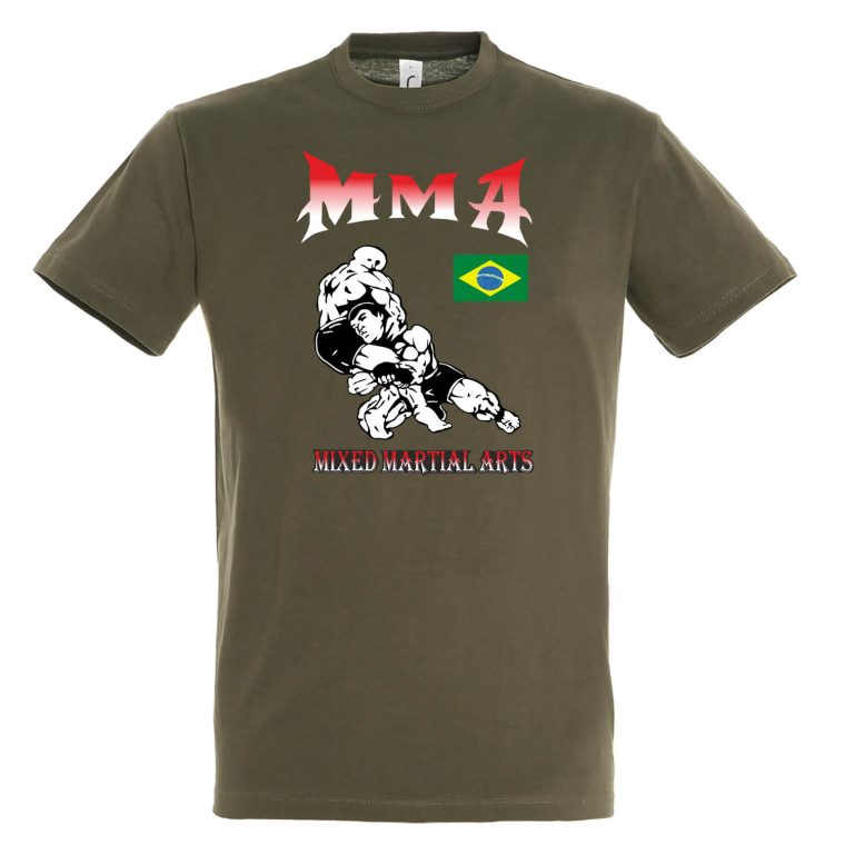 T-shirt Βαμβακερό MMA Fighters Brazil - T shirt Βαμβακερό MMA Fighters Brazil 5
