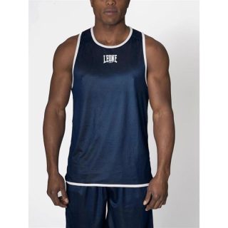Leone Double Face Boxing Singlet - blue/red