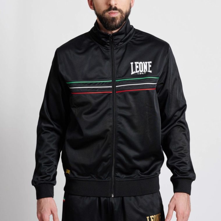 Leone jacket  FLAG -  black