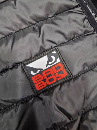 BAD BOY Logo Red Sleeveless Jacket - black