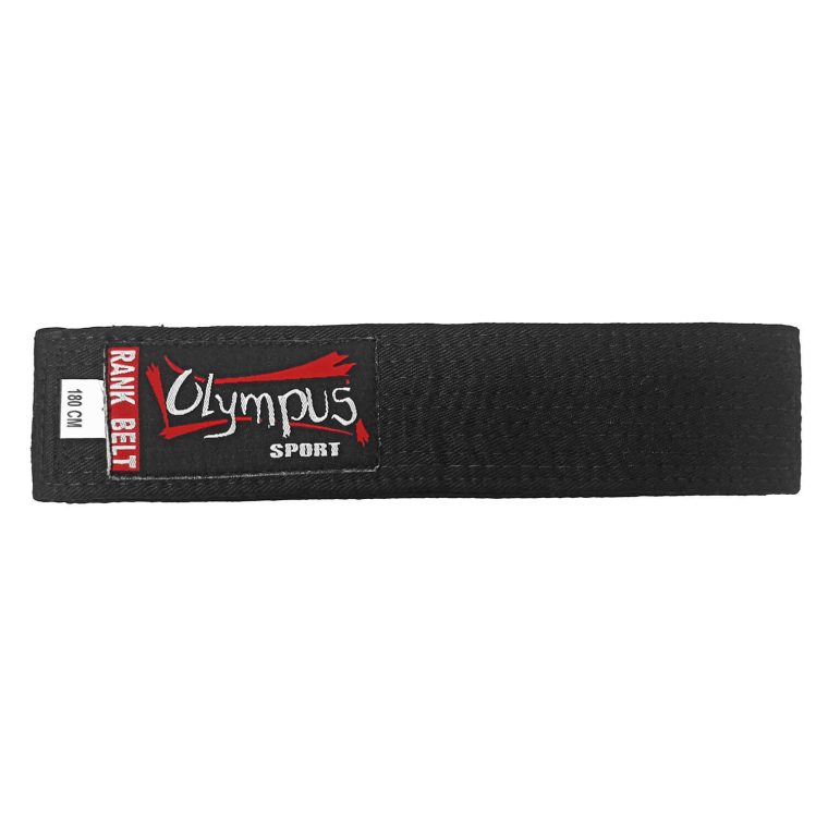 Ζώνη Olympus RANK Βαμβακερή Μαύρη 5cm